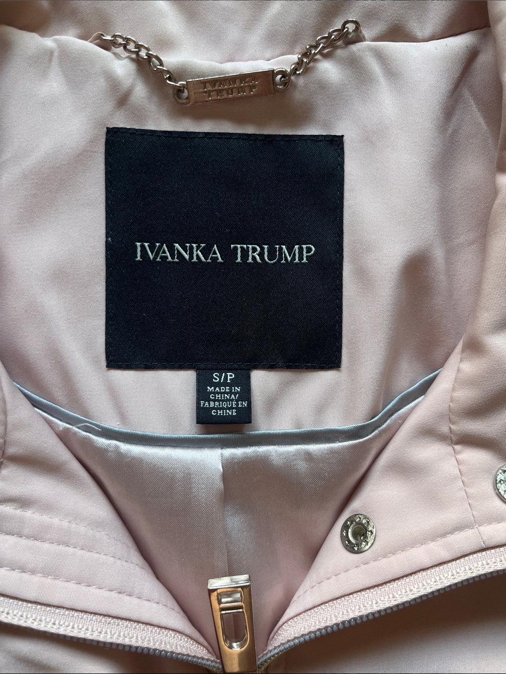 Ivanka Trump Blush Pink Trench Coat with Belt - Picture 2 of 8